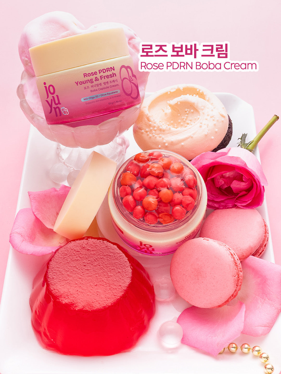 Rose PDRN Young & Fresh Boba Capsule Cream
