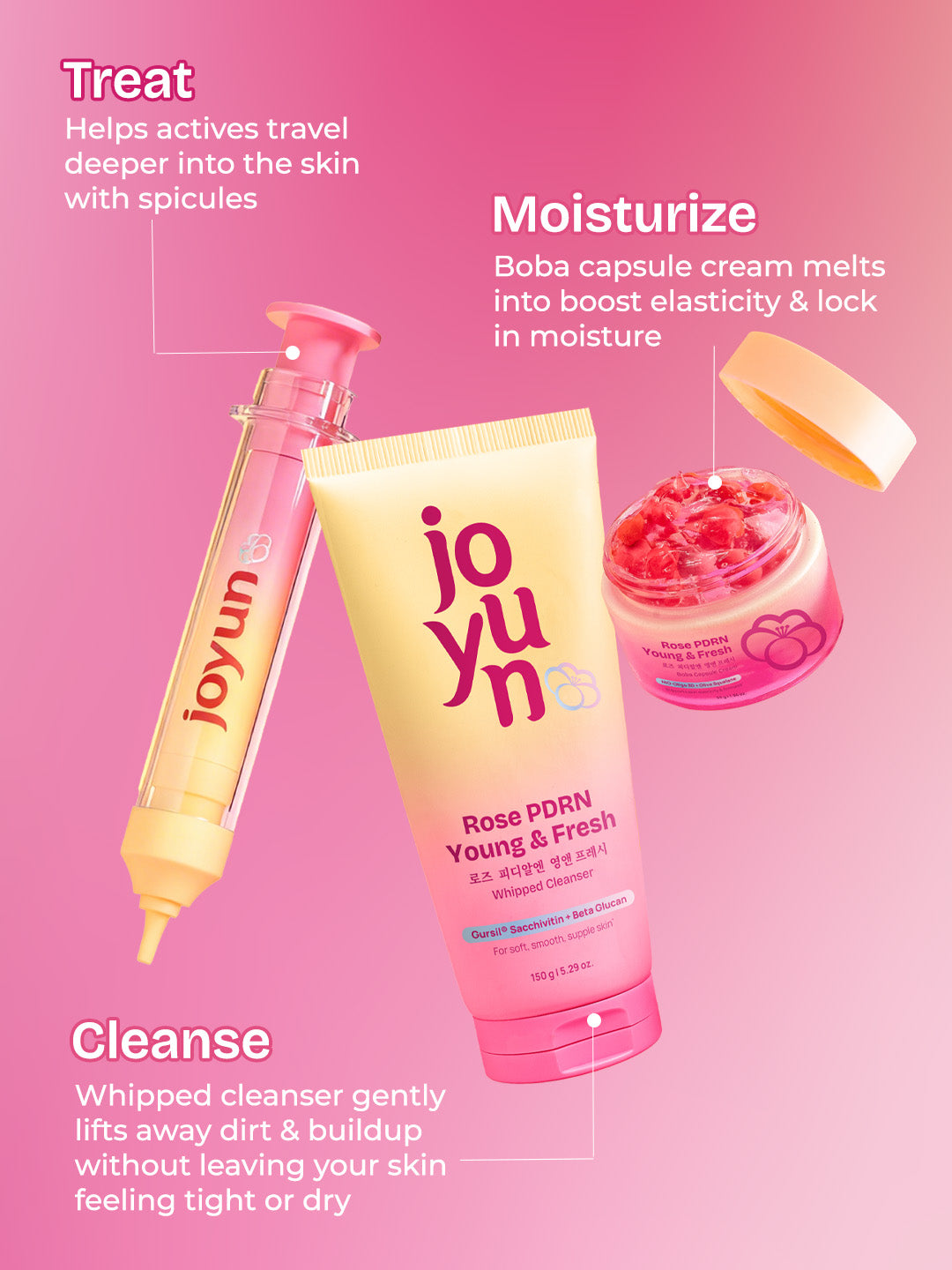 Rose PDRN Skin Firming Trio