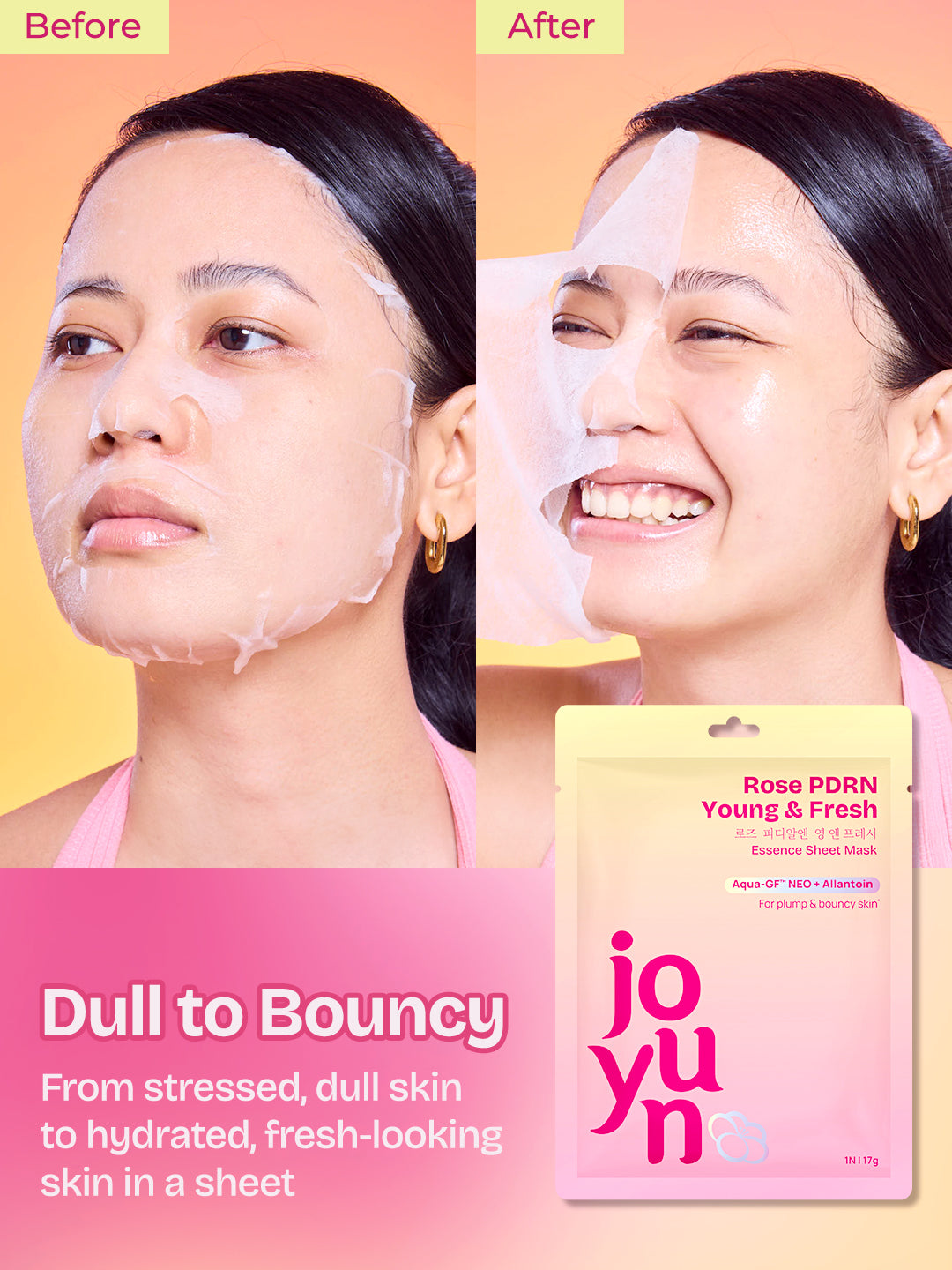 Rose PDRN Young & Fresh Essence Sheet Mask
