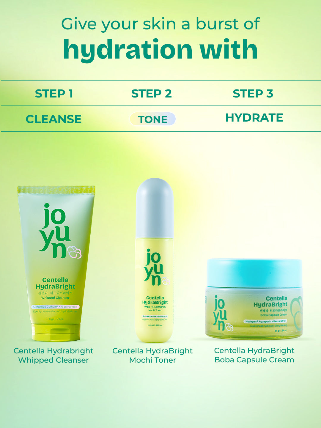 Centella HydraBright Mochi Toner