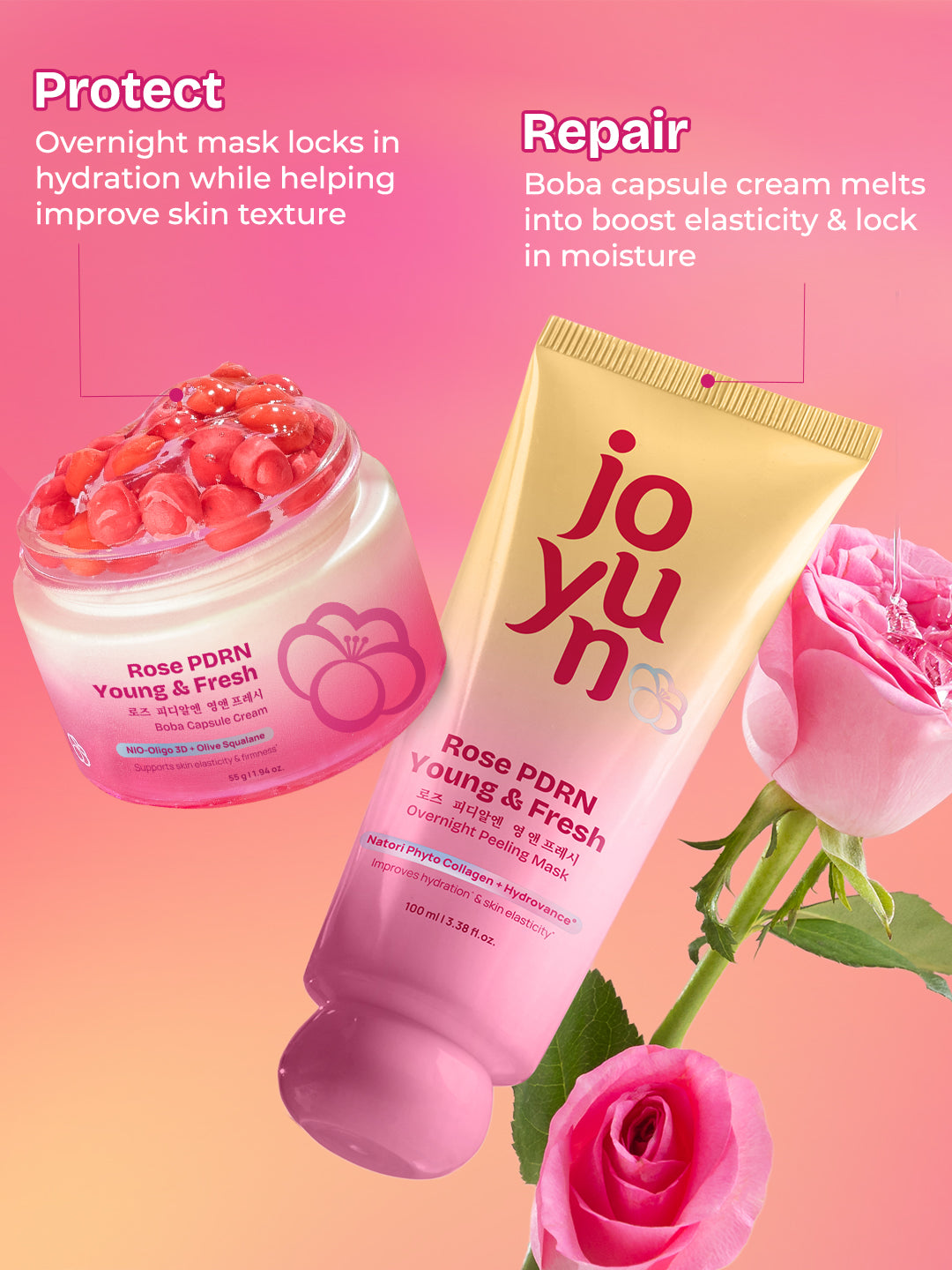 Rose PDRN Young & Fresh Peel & Plump Duo