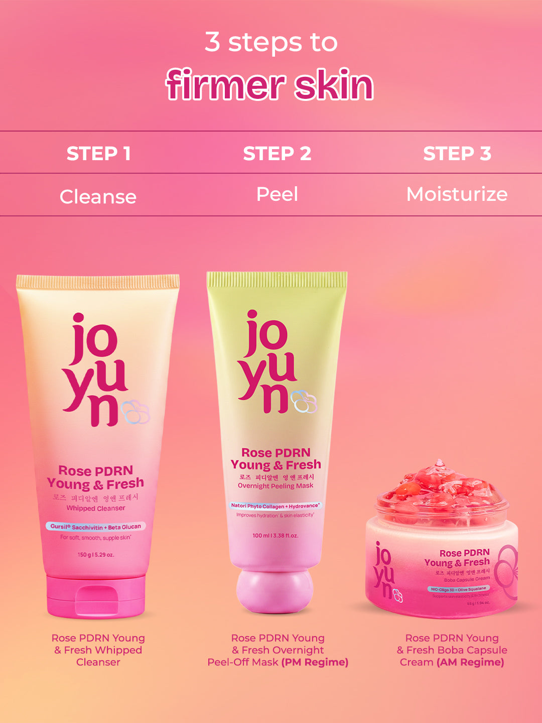 Rose PDRN Young & Fresh Peel & Plump Duo