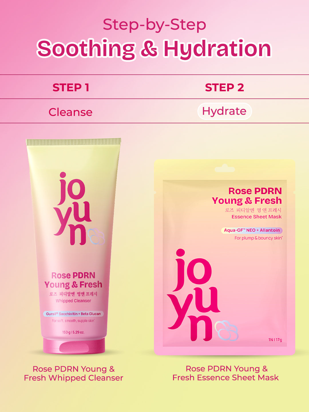 Rose PDRN Young & Fresh Essence Sheet Mask