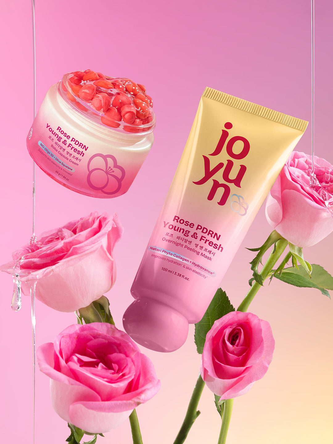 Rose PDRN Young & Fresh Peel & Plump Duo