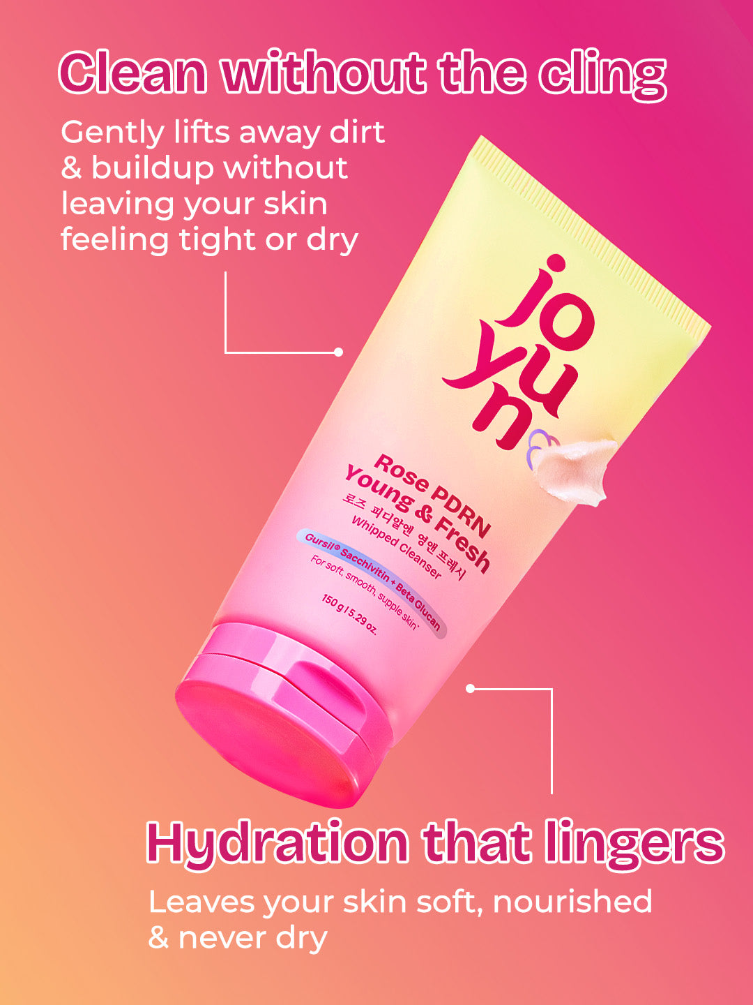 Rose PDRN Young & Fresh Whipped Cream Cleanser