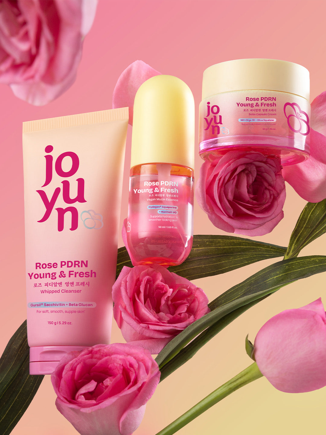 Rose PDRN Hydration & Glow Trio
