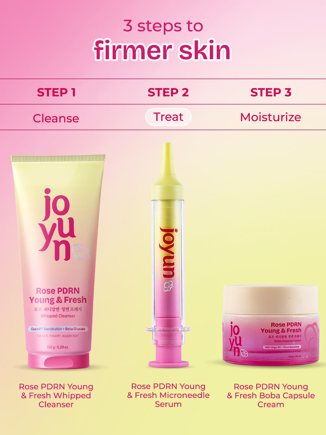 Rose PDRN Young & Fresh Microneedle Serum (4000 PPM)