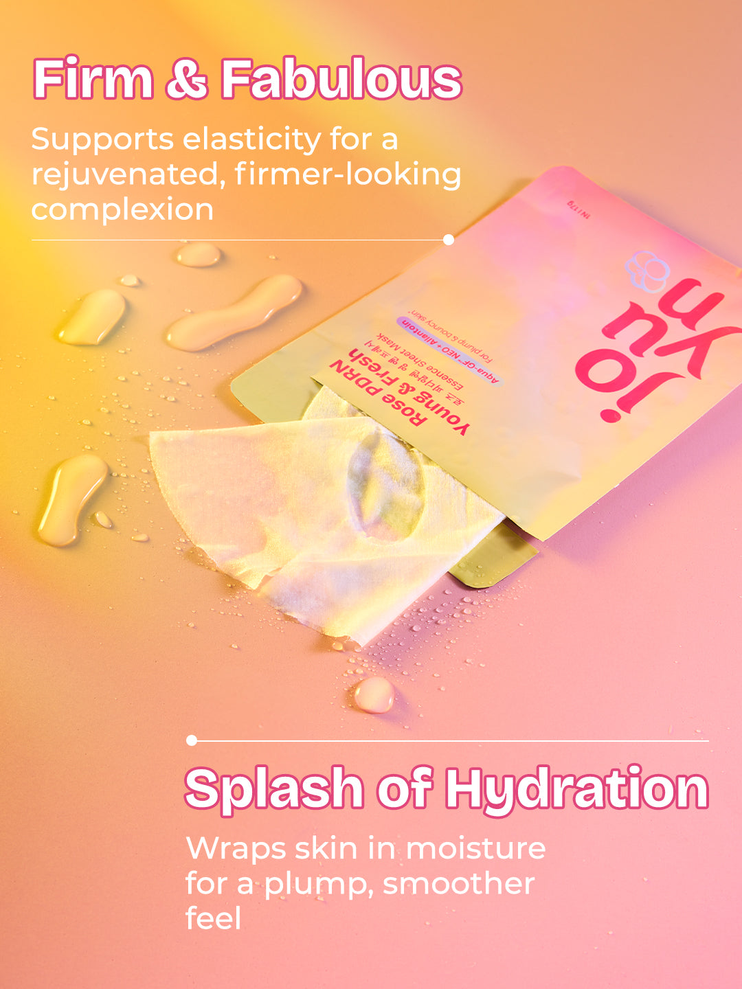 Rose PDRN Young & Fresh Essence Sheet Mask