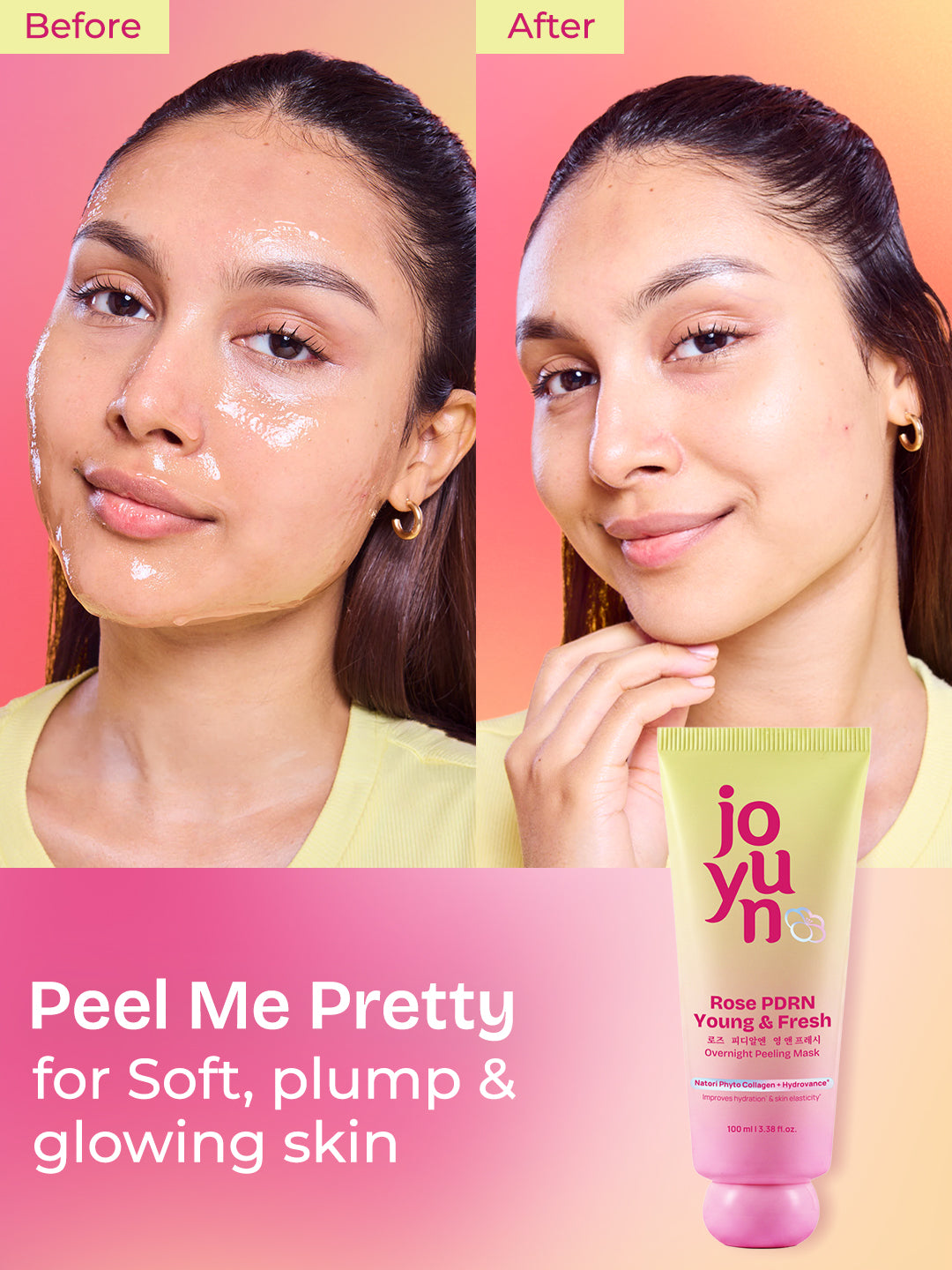 Rose PDRN Young & Fresh Overnight Peel Off Mask