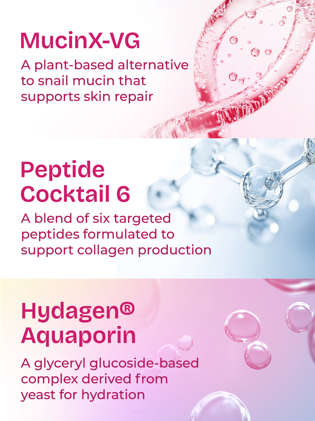 Rose PDRN Young & Fresh Vegan Mucin Essence Serum