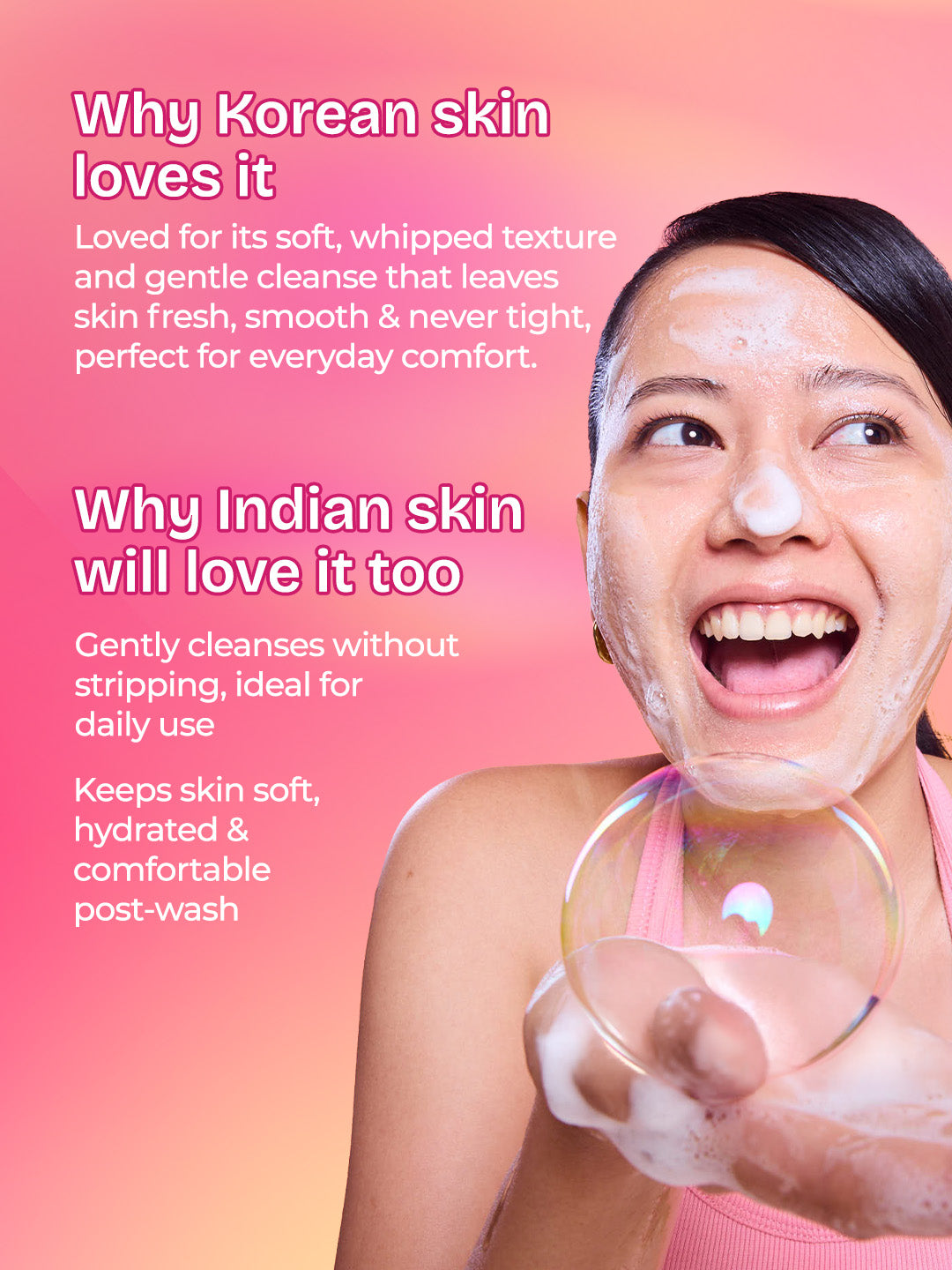 Rose PDRN Young & Fresh Whipped Cream Cleanser