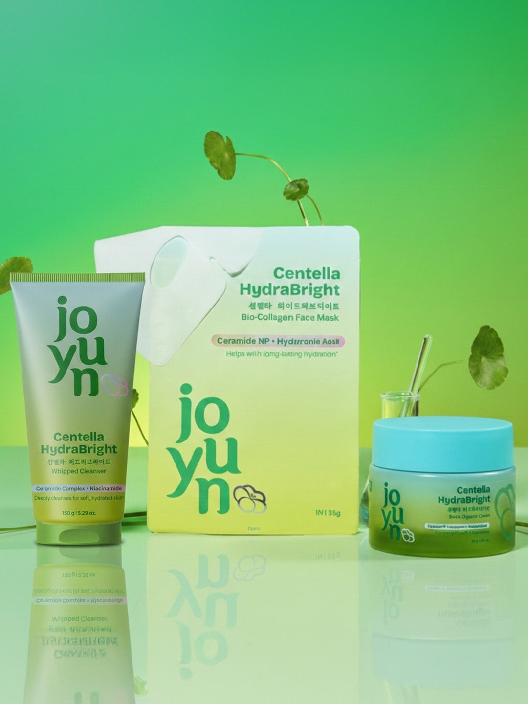 Centella Cleanser, Boba Cream & Bio-Collagen Mask